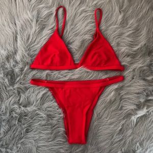 Red bikini